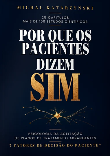 Capa do livro Por que os pacientes dizem SIM.